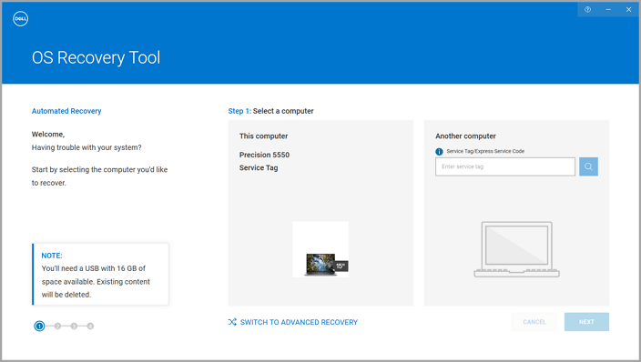 Dell OS Recovery Tool: Windows 11/10 Backup- und Wiederherstellungsoptionen - EaseUS