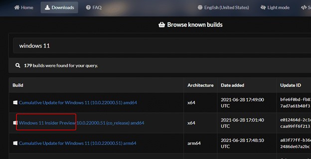 windows 11ARM ISO auf Drittanbieter-Websites herunterladen
