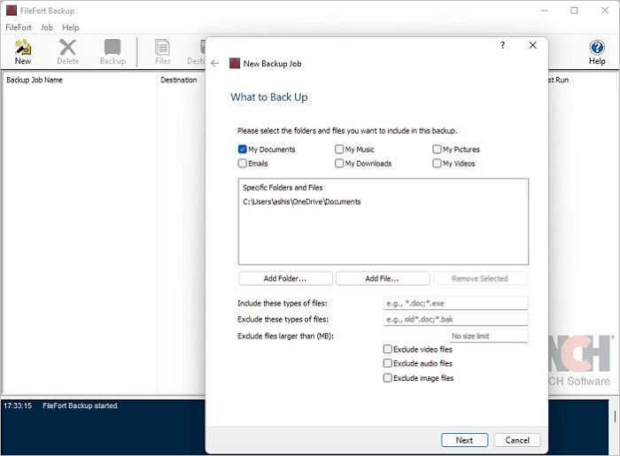 Filefort Sicherungssoftware