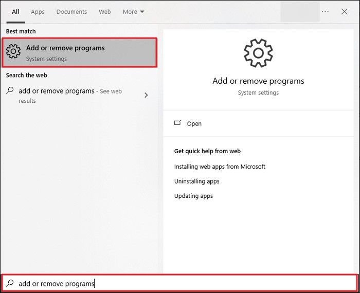 Zugriff auf Programmeinstellungen hinzufügen oder entfernen