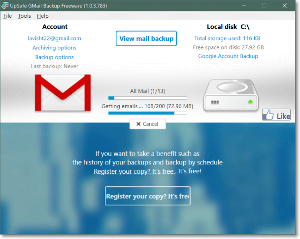 gmail-sicherung