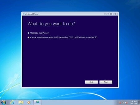 Upgrade des PCs auf Windows 10