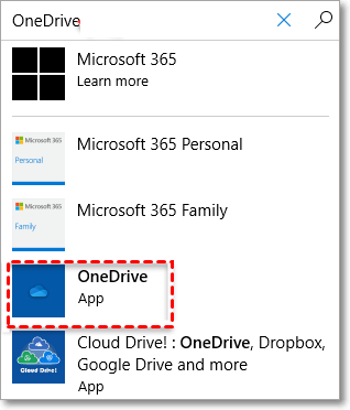 OneDrive herunterladen