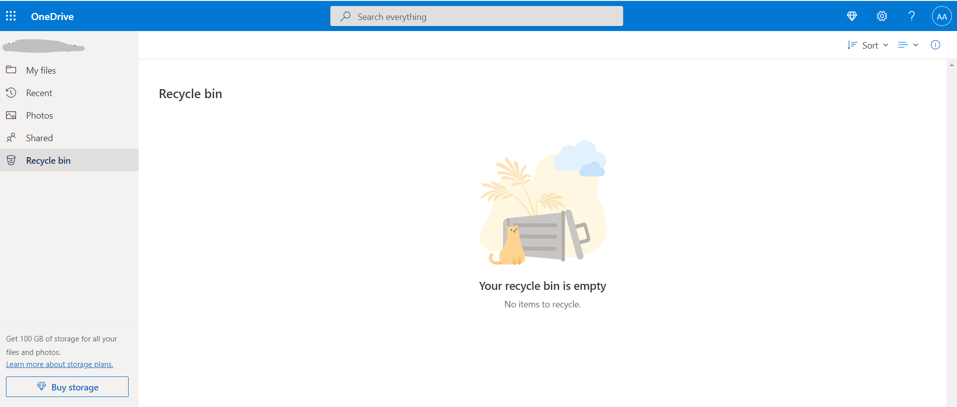 Dateien von OneDrive online wiederherstellen