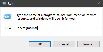 Führen Sie devmgmt msc aus