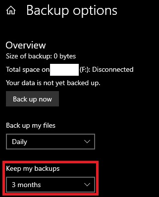 So können Sie alte Sicherungsdateien unter Windows 10 löschen- EaseUS