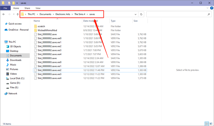 Sims 4 Speicherort unter Windows finden