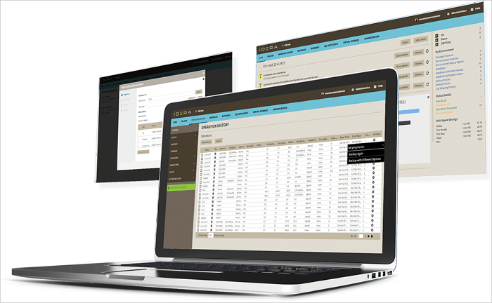 Software zur Sicherung von SQL-Servern - idera for SQL