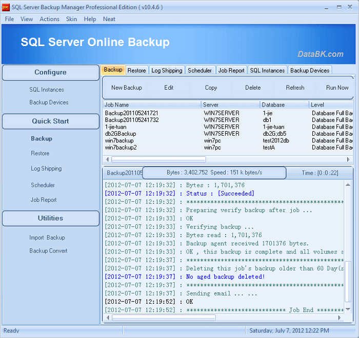 SQL-Server-Sicherungssoftware - SQL-Server-Sicherung