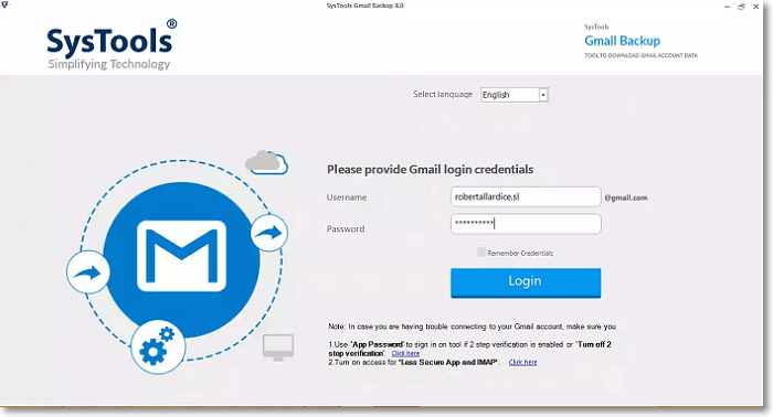 systool eamil Sicherung