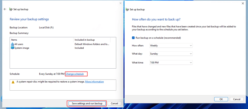 Sichern Sie Windows 11-Dateien mit Backup und Restore - 5