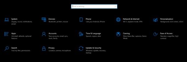 Abschnitt über Anwendungen und Funktionen