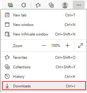 Öffnen Sie Downloads
