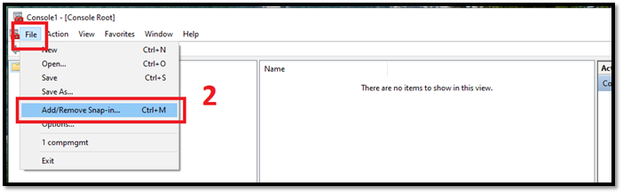 Snap-In hinzufügen/entfernen