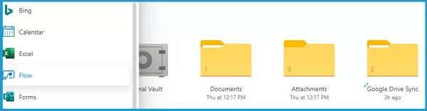 Erstellen Sie einen Fluss von Onedrive zu Google Drive