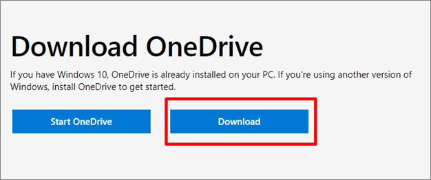 onedrive herunterladen