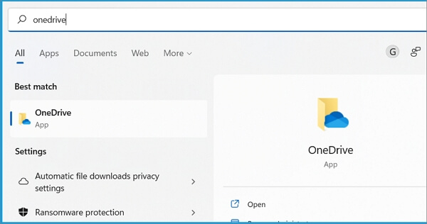 OneDrive öffnen