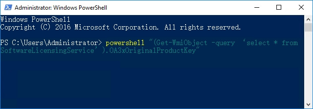 Suchen des Widows Server-Produktschlüssels in PowerShell