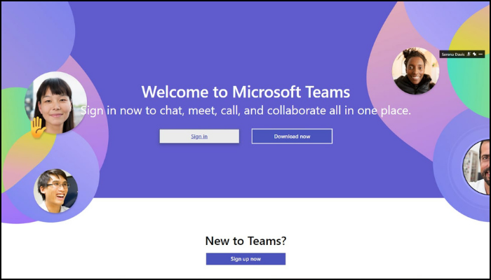 Gehen Sie zu Teams verwalten