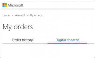den Produktschlüssel im Microsoft Store finden