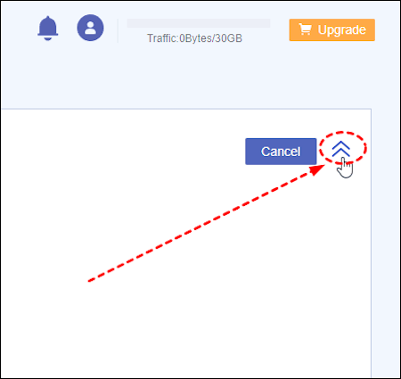 Überprüfen Sie die Übertragungsdetails in Multcloud