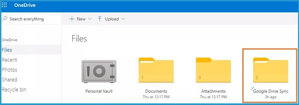 Sync-Ordner in OneDrive