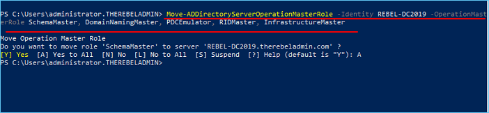 Alle FSMO-Rollen auf neue Domänencontroller migrieren