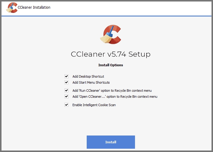 Installieren Sie CCleaner auf einem anderen System.