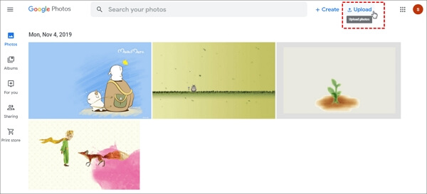 Google-Fotos hochladen