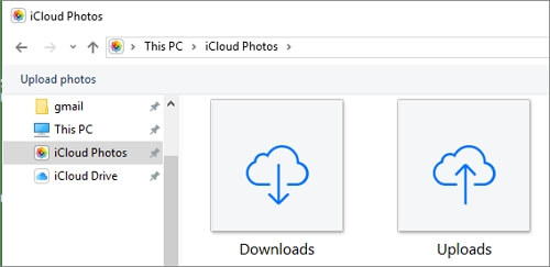 Registerkarte „iCloud-Fotos“.