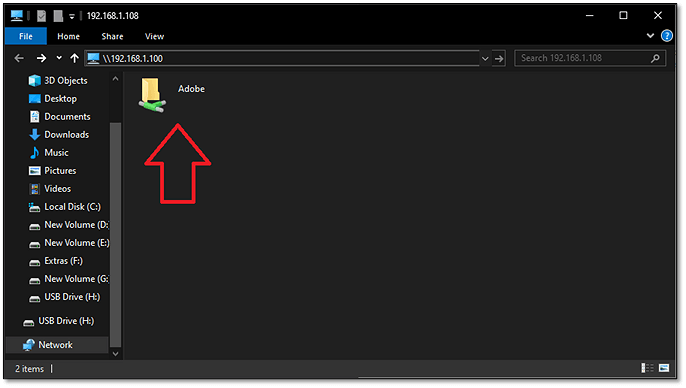 große Datei vom Quell-PC zur Übertragung auswählen