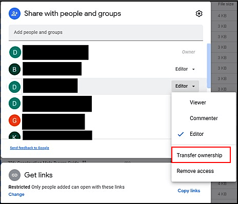 Eigentum übertragen