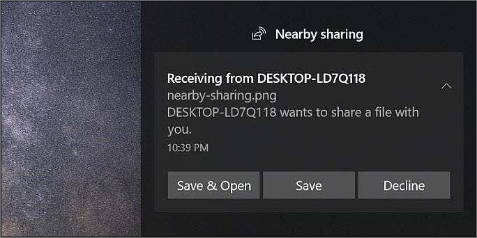 Wählen Sie die Option Speichern und öffnen