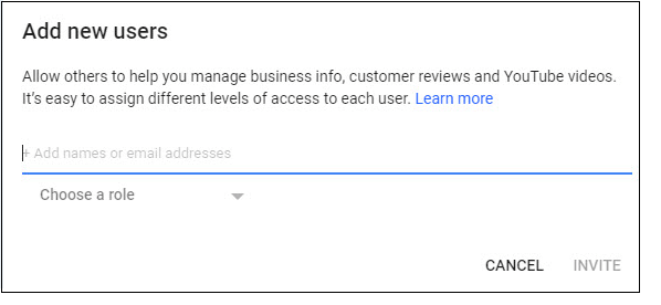 Wählen Sie einladen aus