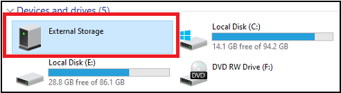 USB in diesem PC prüfen