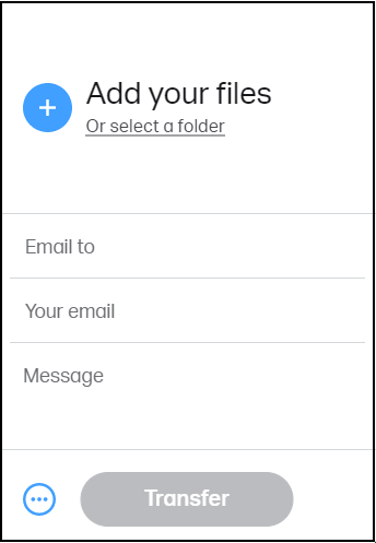 Wetransfer verwenden