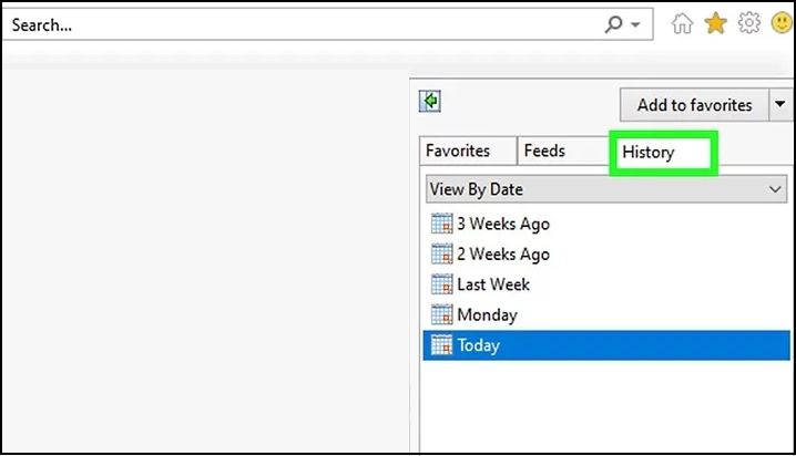 Browserverlauf im Browser anzeigen