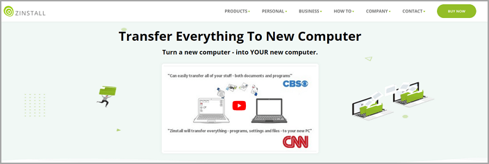 zinstall-Schnittstelle