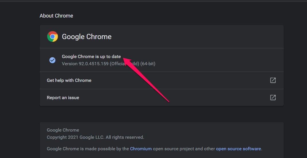 Google Chrome aktualisieren