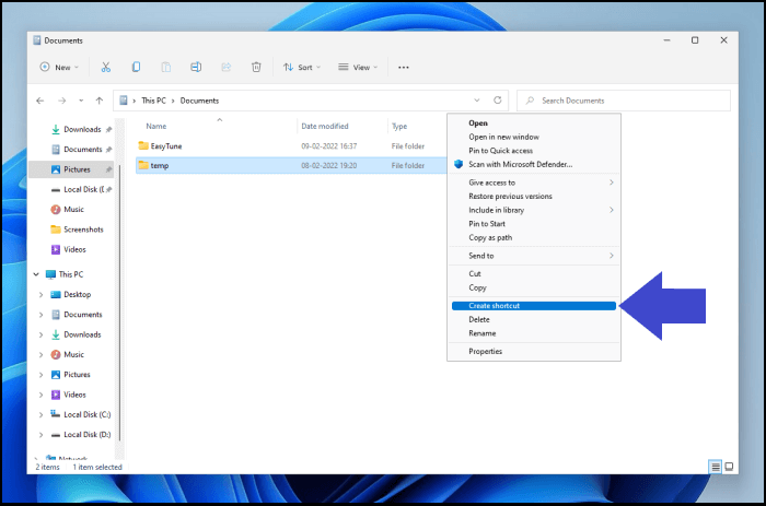 eine Abkürzung erstellen