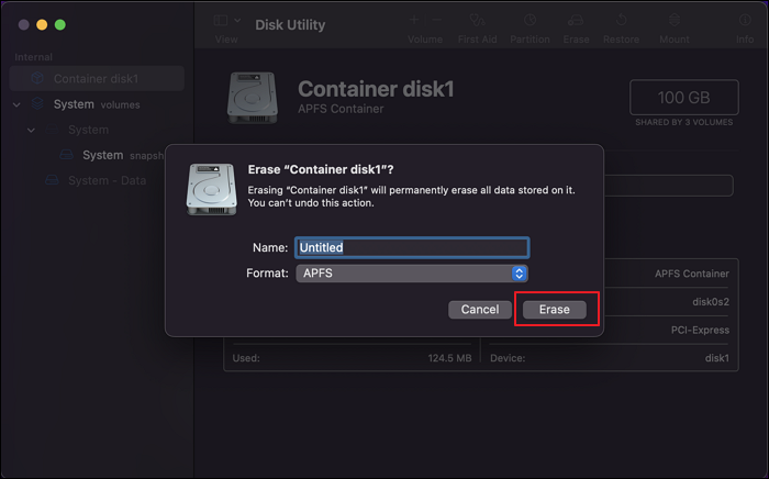das usb-laufwerk zu löschen