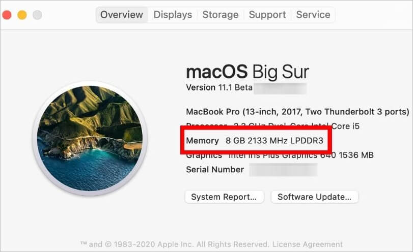 macOS 13 Ventura-Upgrade durch Überprüfung des RAMs beheben