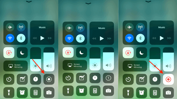 Bildschirm auf iPhone aufnehmen