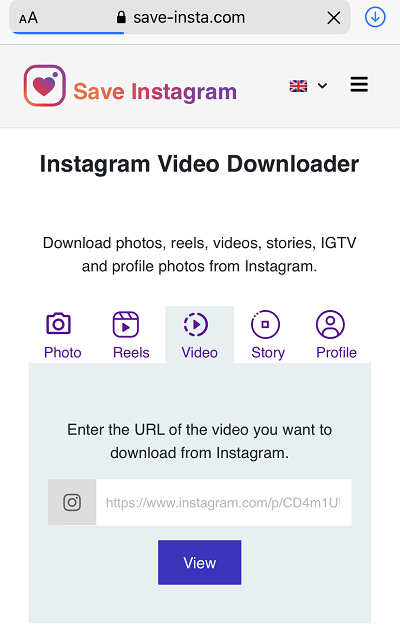 Online Instastream Reels Audio-Downloader