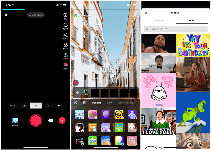 Legen Sie GIF auf TikTok