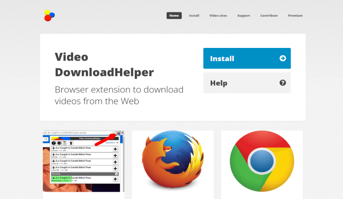 VideoDownloadHelper für Firefox