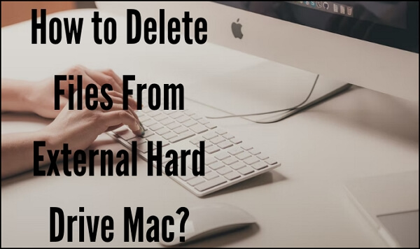 So löschen Sie Dateien von einer externen Festplatte Mac