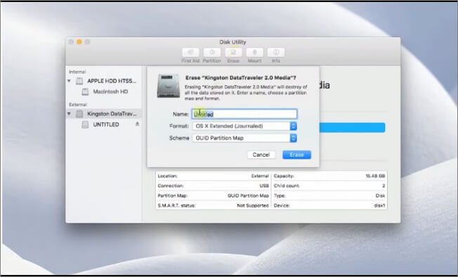 Benennen Sie Ihren USB-Stick um
