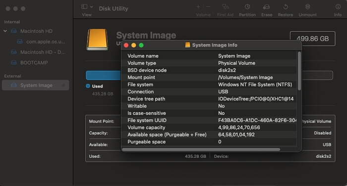 Kopieren Sie Dateien in NTFS auf dem Mac