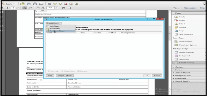 PDF-Datei auswählen
